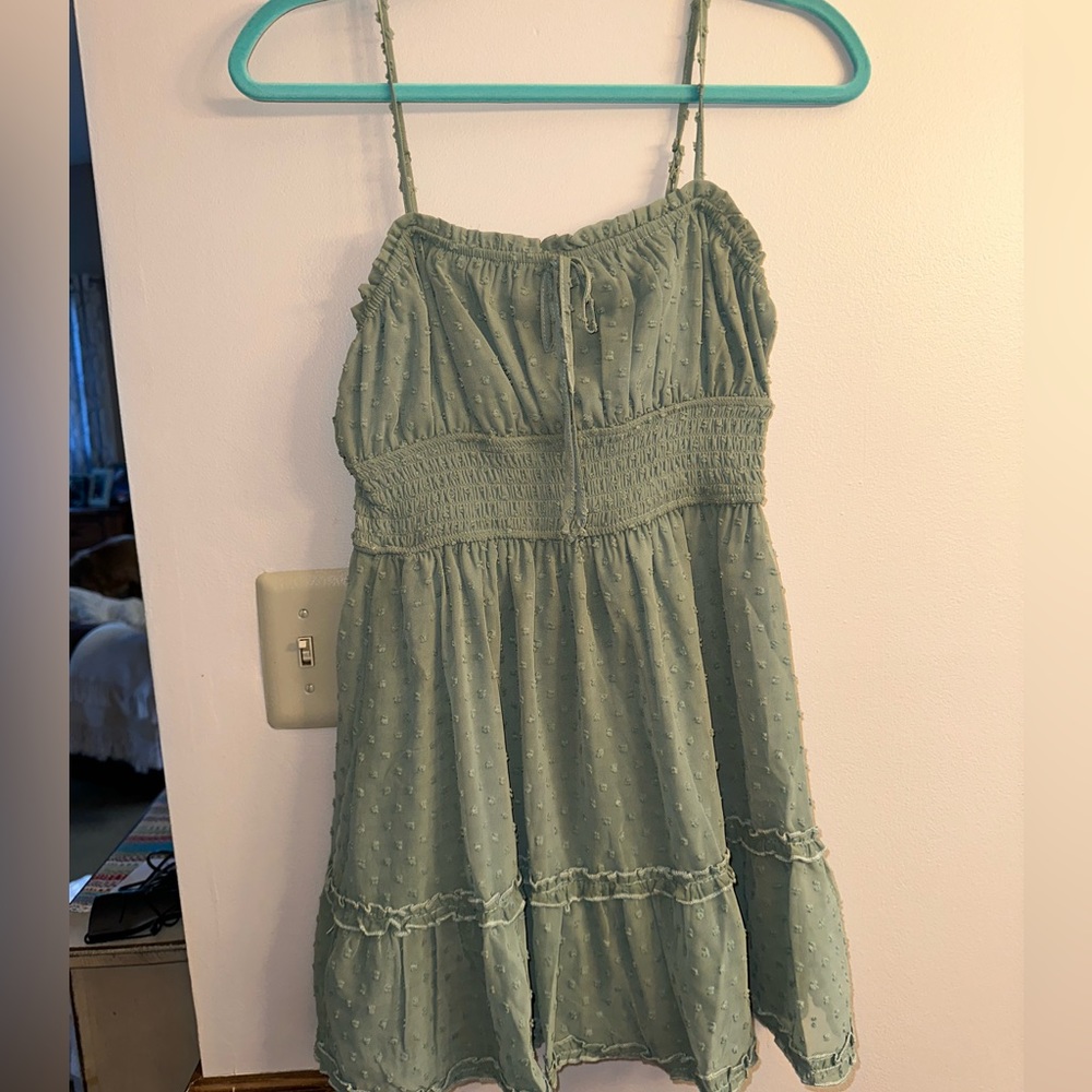 Mini Green Dress from Francesca’s Boutique